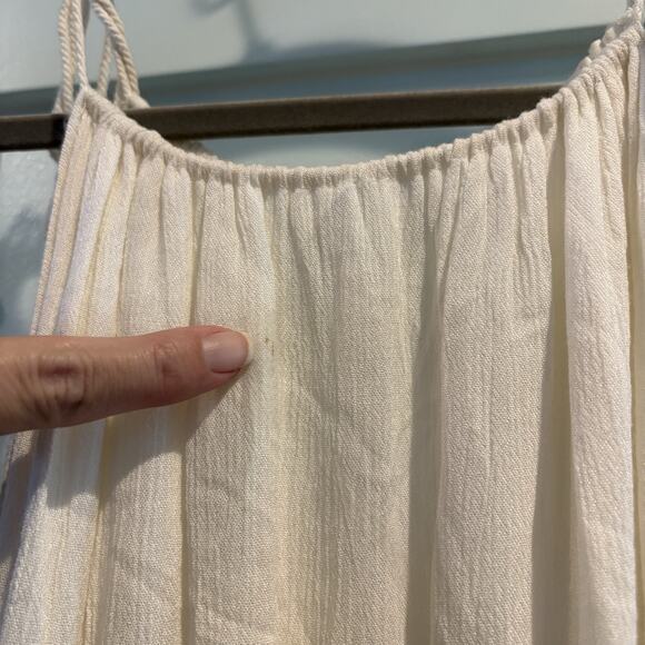 ALICE + OLIVIA Dress Women XS Cream Shift Lace Trimmed Sleeveless Boho Hoco - Picture 16 of 16